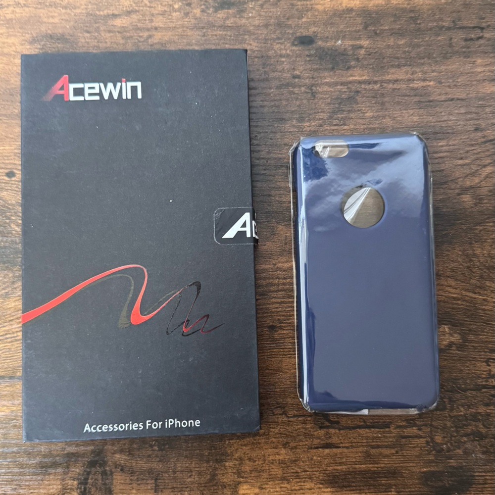 Navy Blue iPhone Case